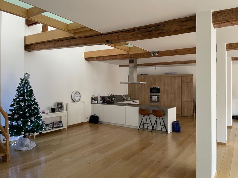 Prachtige loft, 247 m² bewoonbare opp. in voormalige drukkerij. Goed onderhouden, duurzame materialen. Gerenoveerd en verhuurd sinds 2014. Ideaal gele